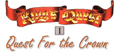 King's Quest: Quest for the Crown logo for Amiga